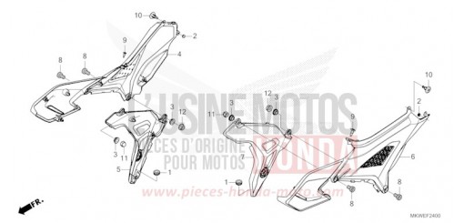 SIDE COVER NC750XDS de 2025